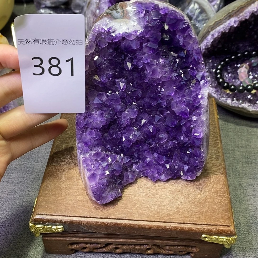 珠宝半成品未镶嵌紫晶