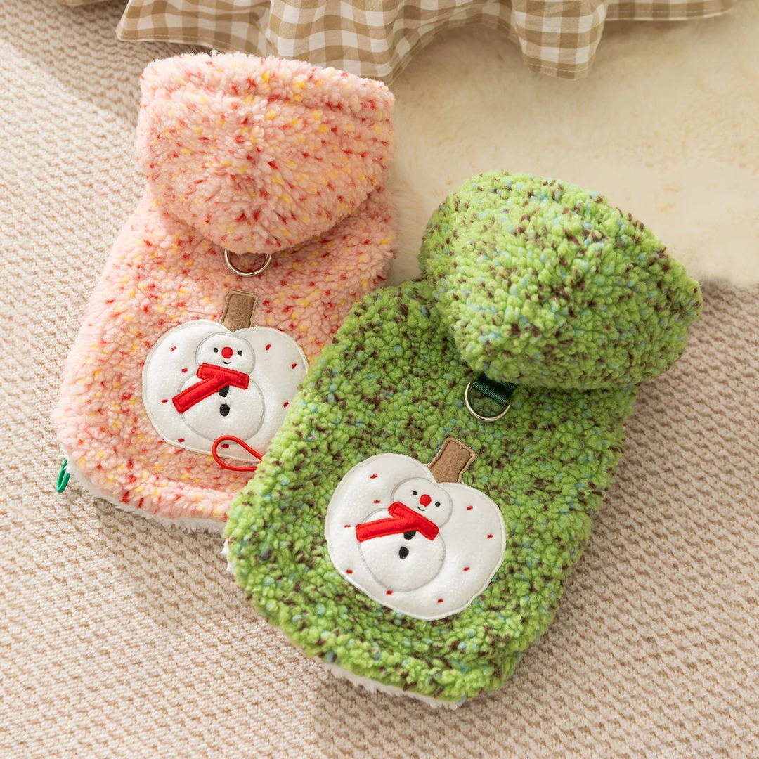 秋冬季保暖宠物可牵引棉马甲小型犬博美约克夏狗两脚马甲衣服0549