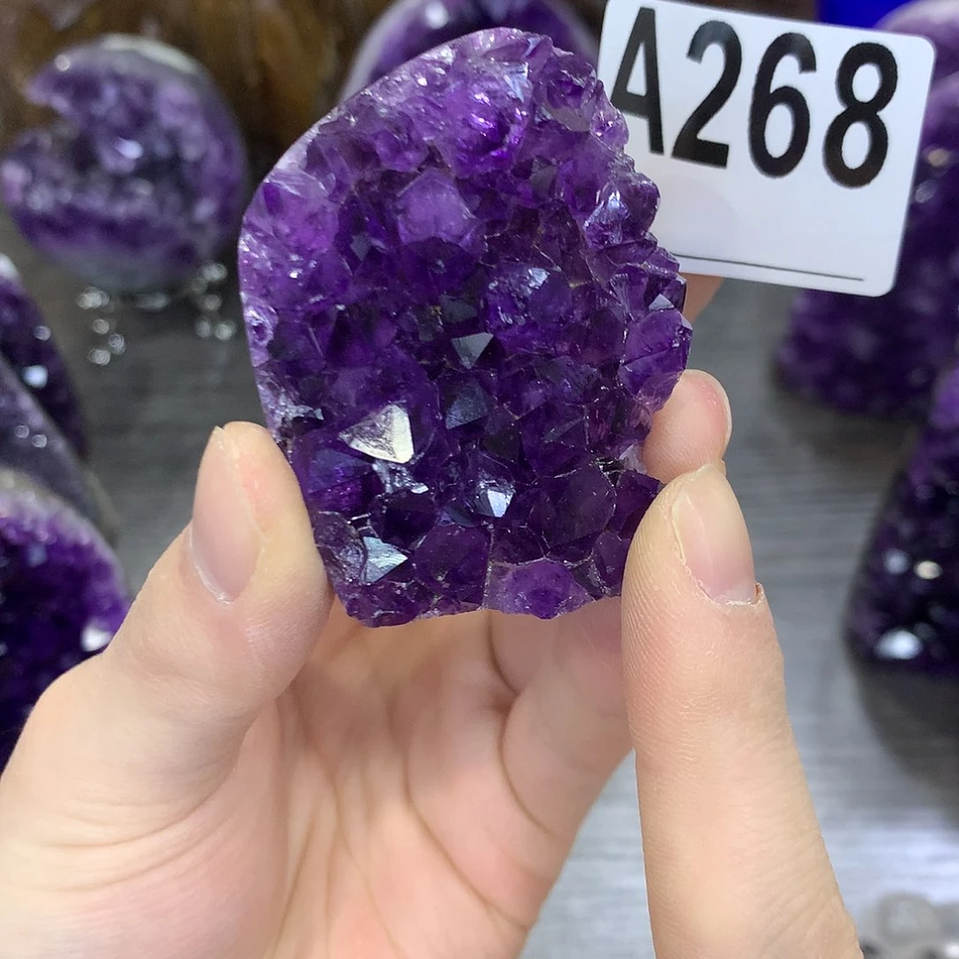 紫晶珠宝半成品未镶嵌268