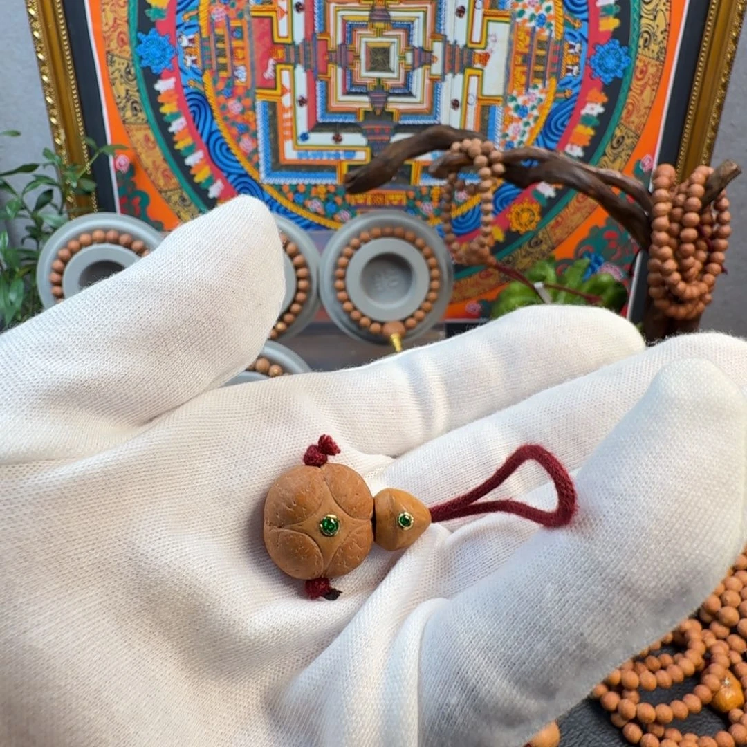 天***王手串凤眼菩提三通麒麟