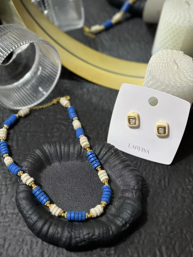 钛钢项链 钛钢项链 LARVINA复古两件套