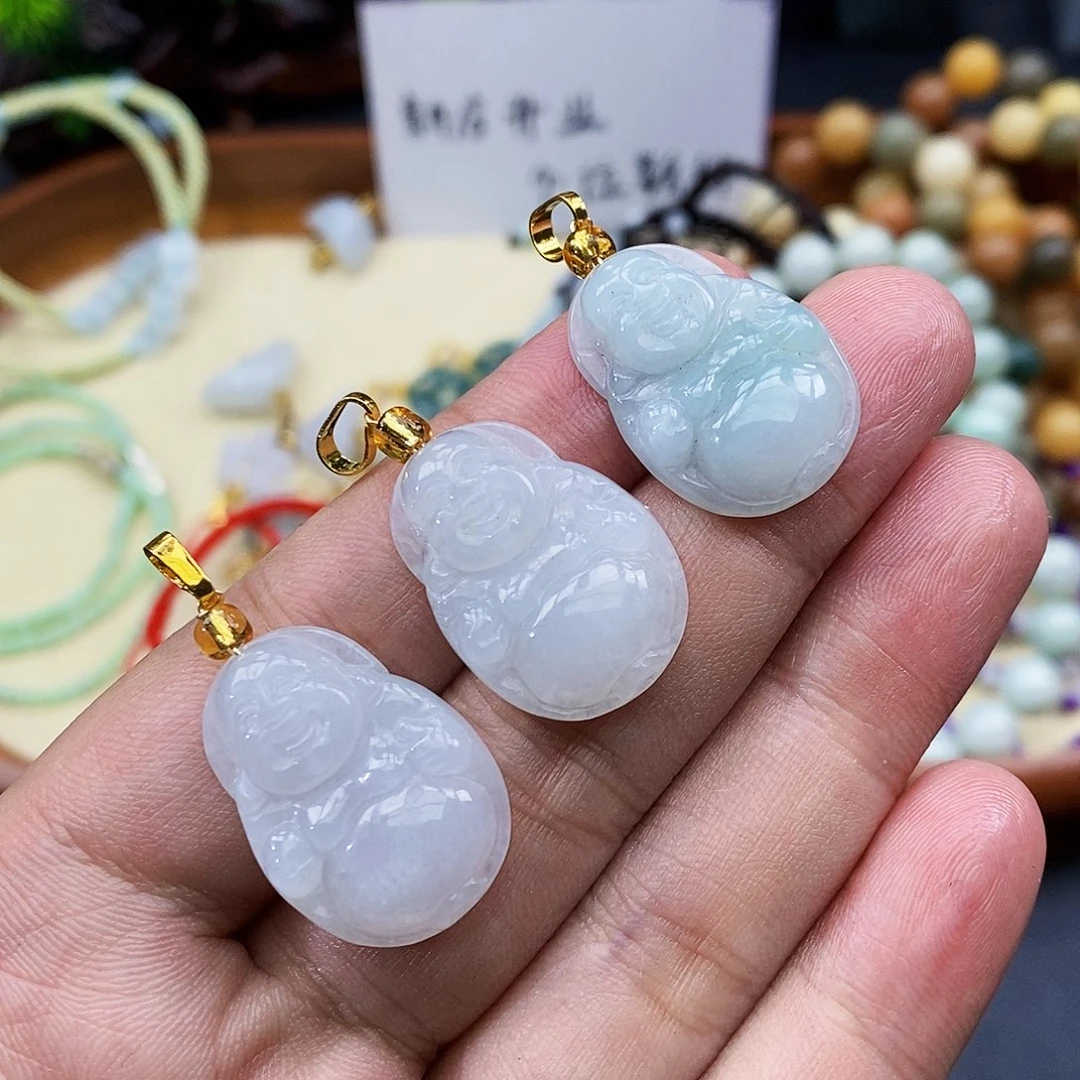 颈饰未镶嵌翡翠随机发