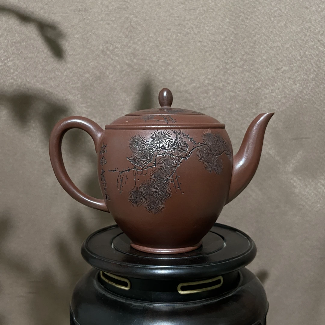 宜兴手工紫砂陶 茶壶GS3395-7