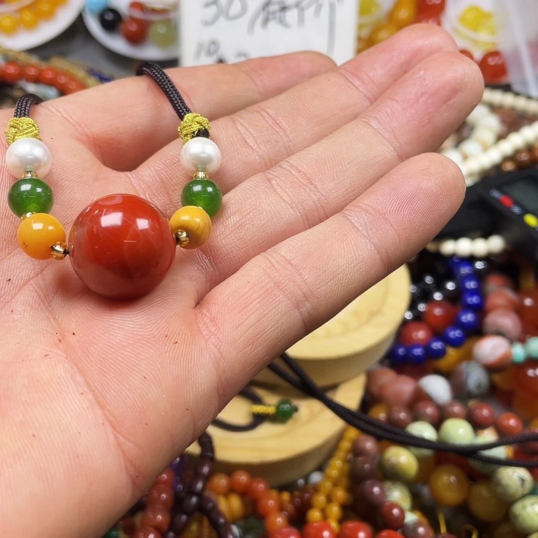 向***往玛瑙/玉髓未镶嵌手链54099