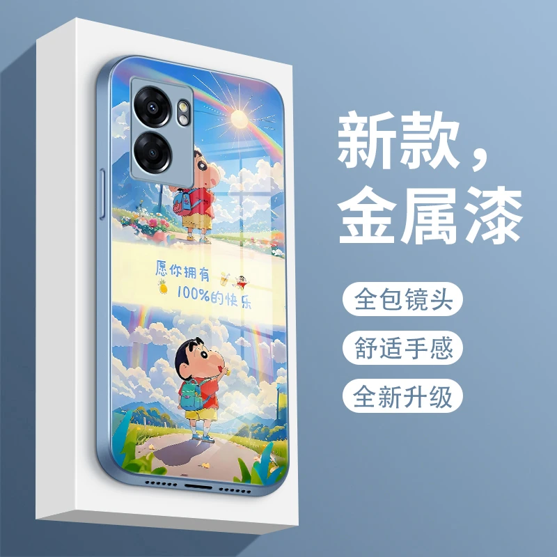 小新语录适用oppoa57手机壳A56玻璃壳a55文艺a58/a58x/a36/a55s网