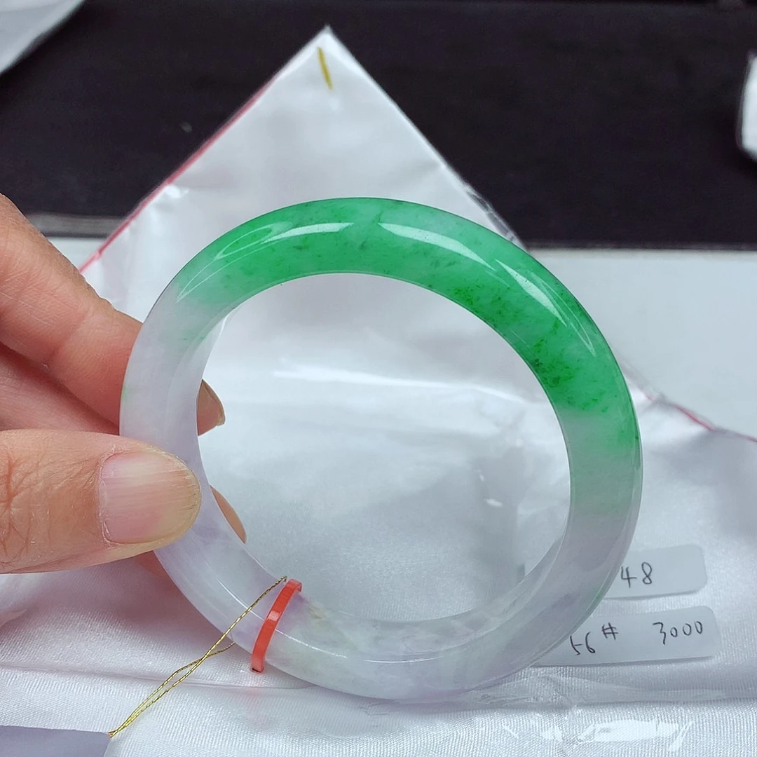 未镶嵌手镯翡翠56圈5048