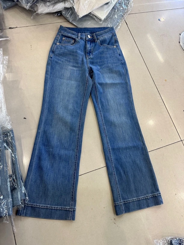 【云云精选】0071 夏季九分四面弹直筒裤