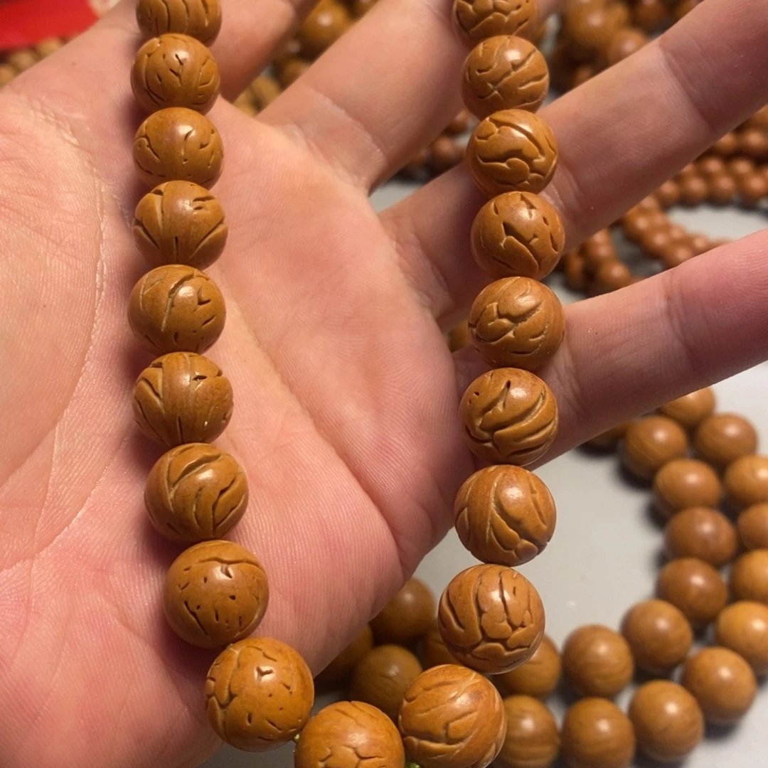 手串桃核龙纹手持12.7