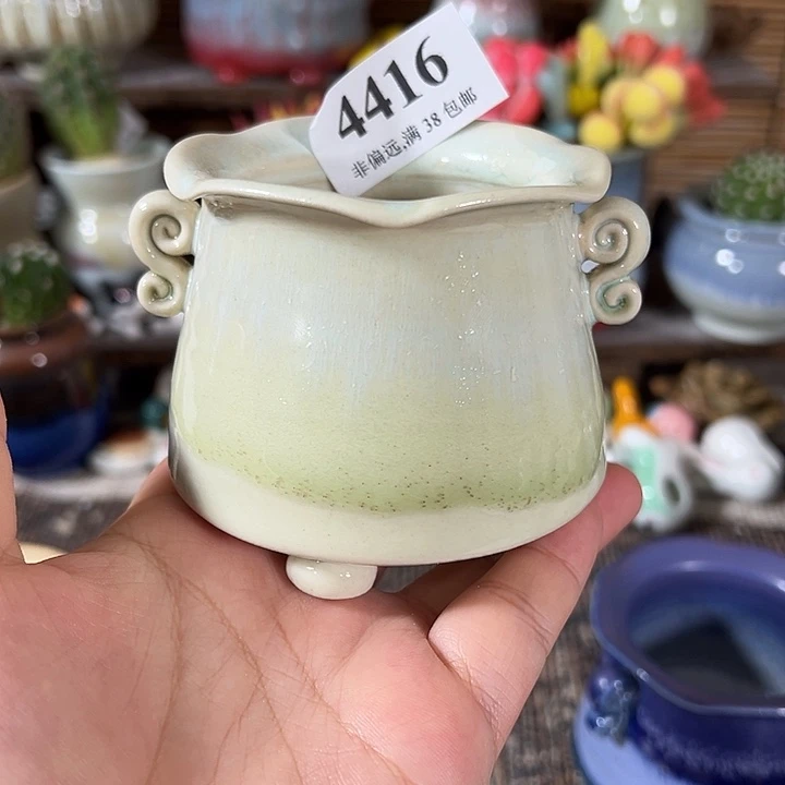 口5.5 手工花盆满30包邮