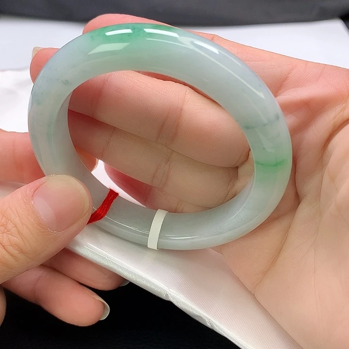 翡翠未镶嵌手镯手镯55