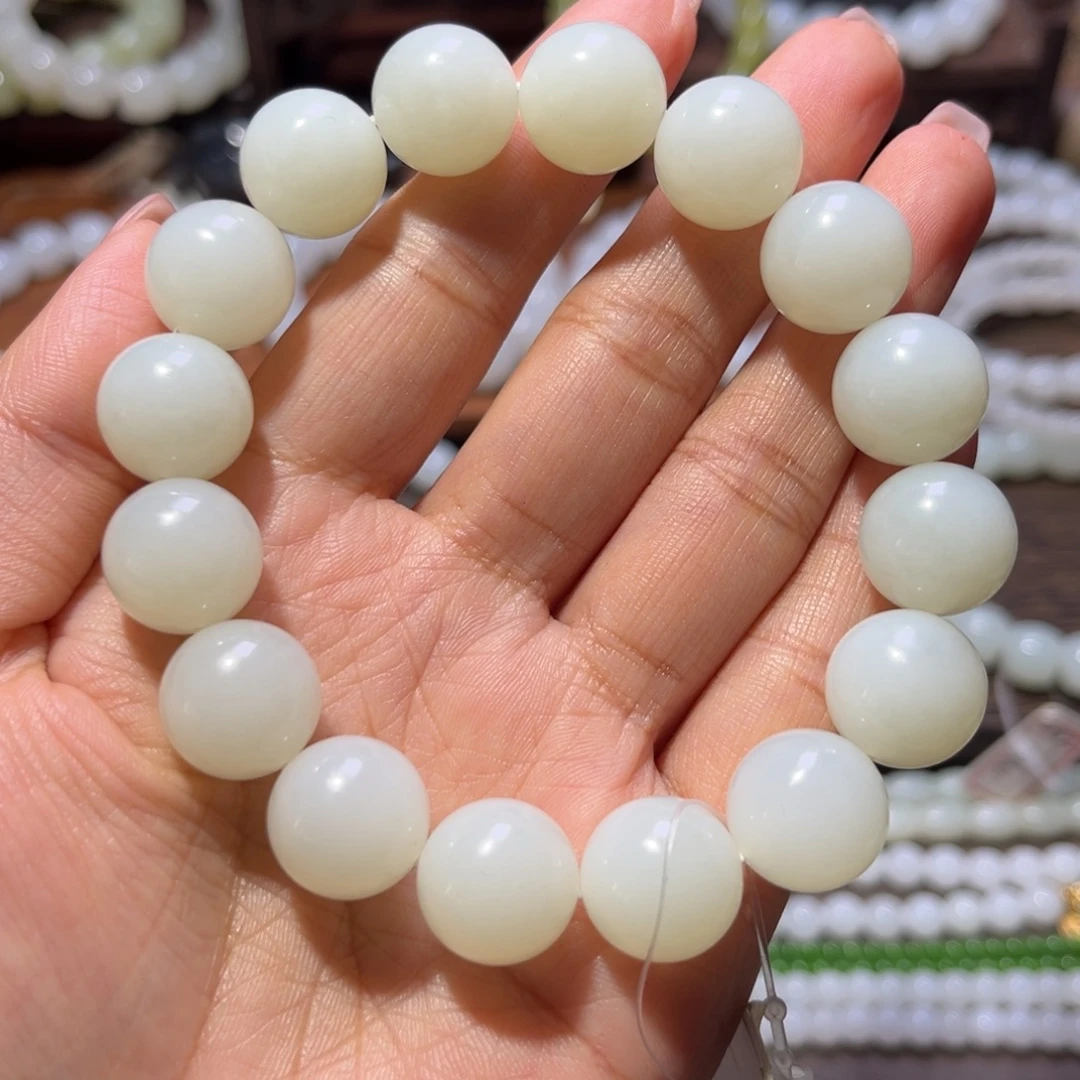 和田玉未镶嵌手链