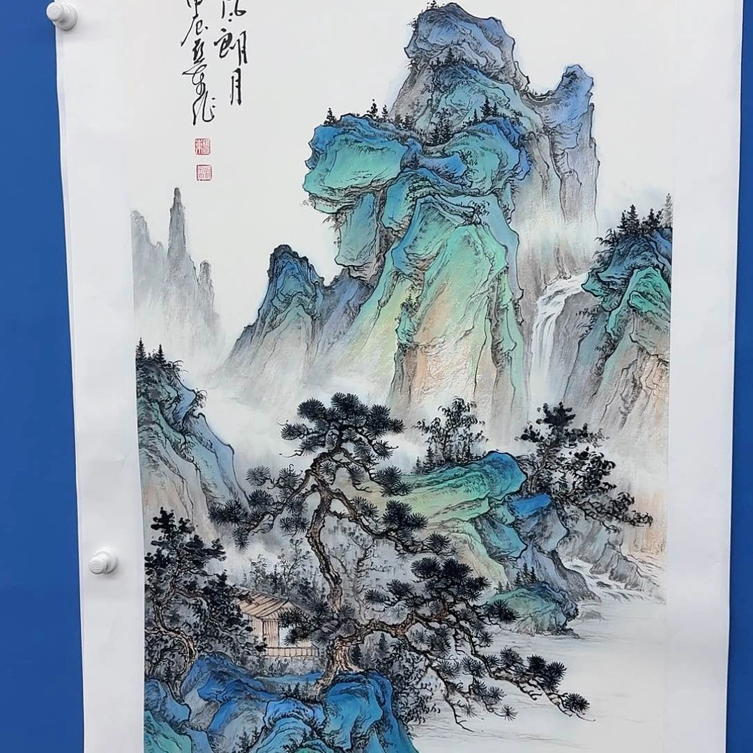 国画多次参加国内外重大国际