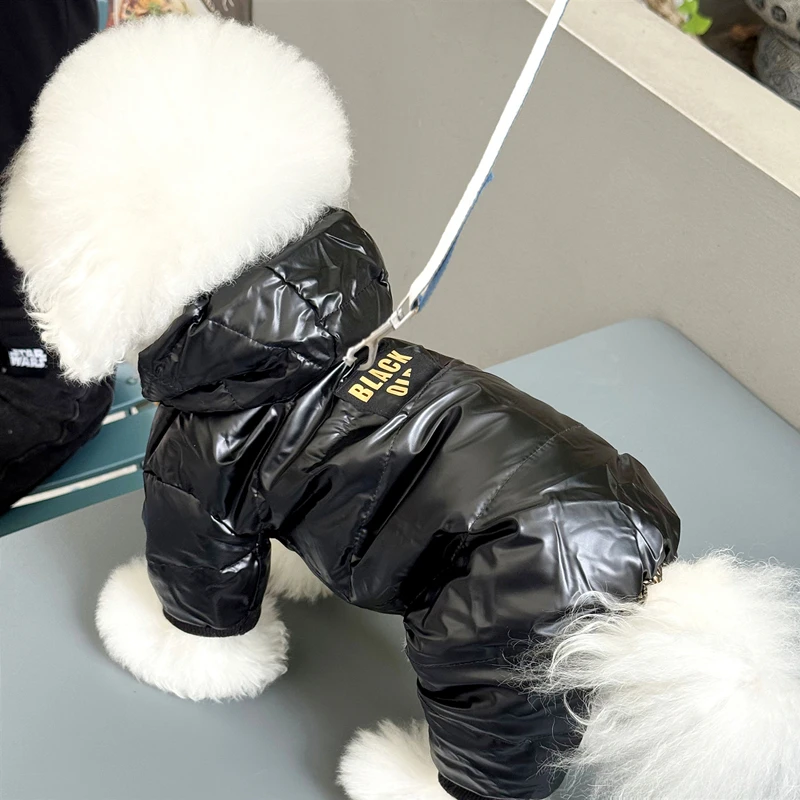 狗狗棉服可牵引宠物衣服秋冬保暖比熊泰迪猫咪博美小型犬冬季棉衣