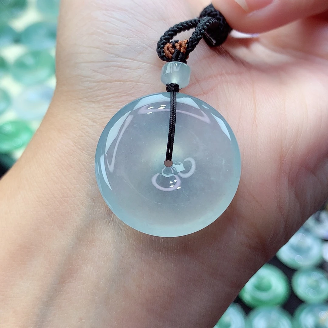 翡翠颈饰未镶嵌58尺寸27.1-5.8