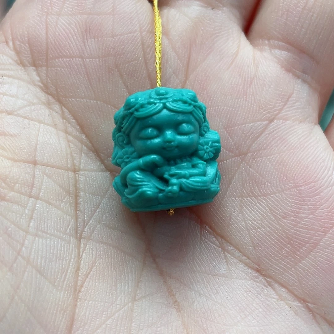 绿松石未镶嵌颈饰