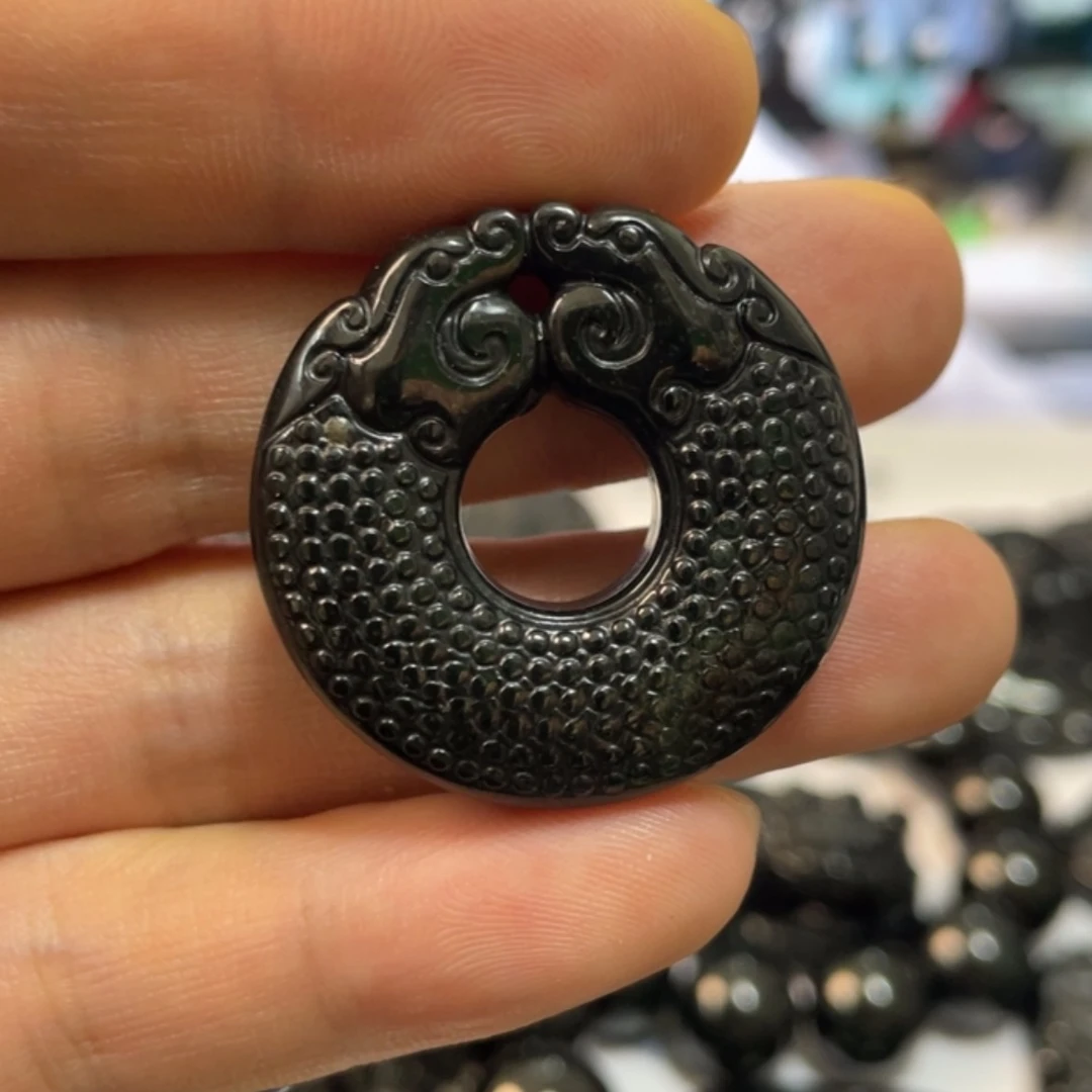 【闪购商品】翡翠吊坠(不含链)未镶嵌龙扣