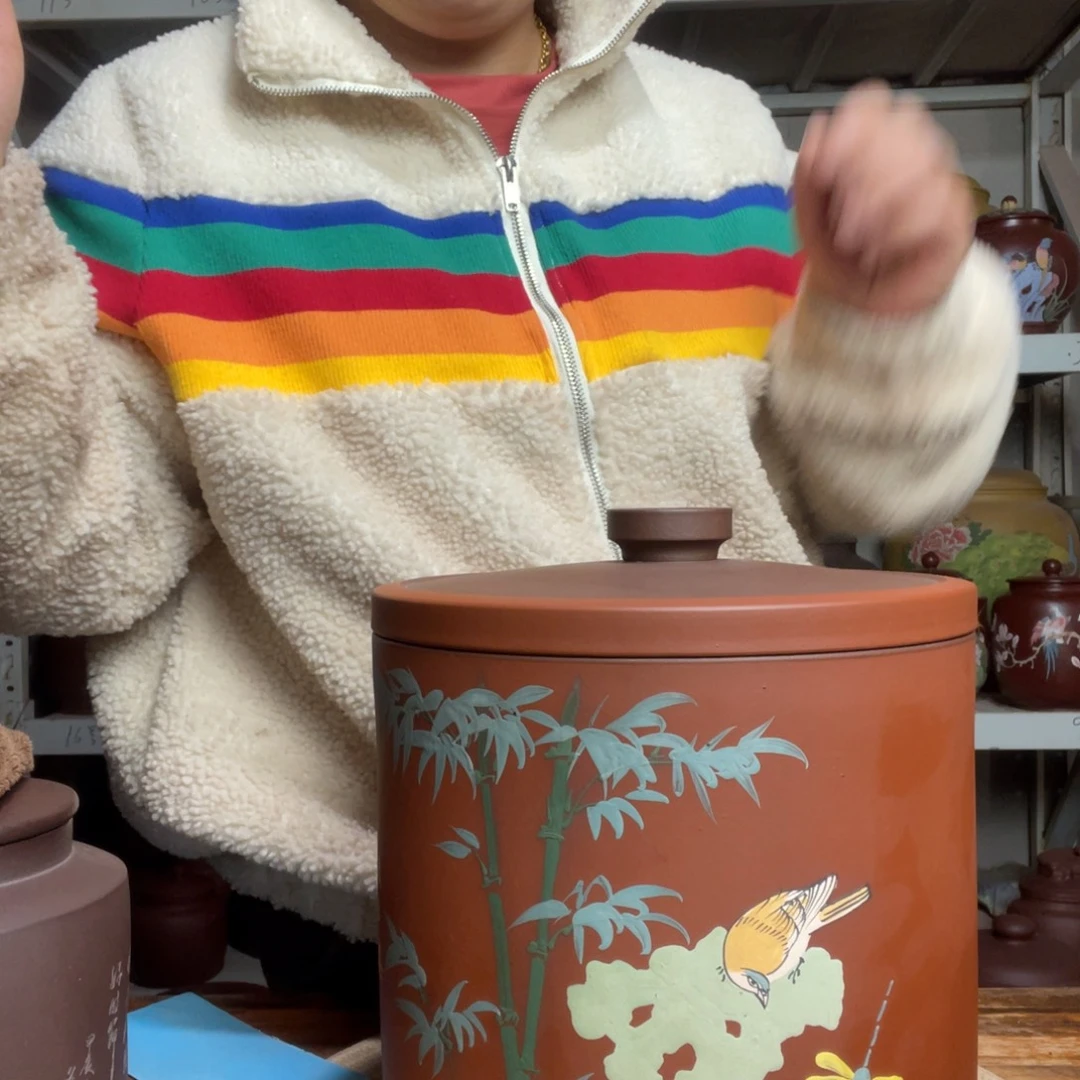 紫砂茶叶罐今天晚上