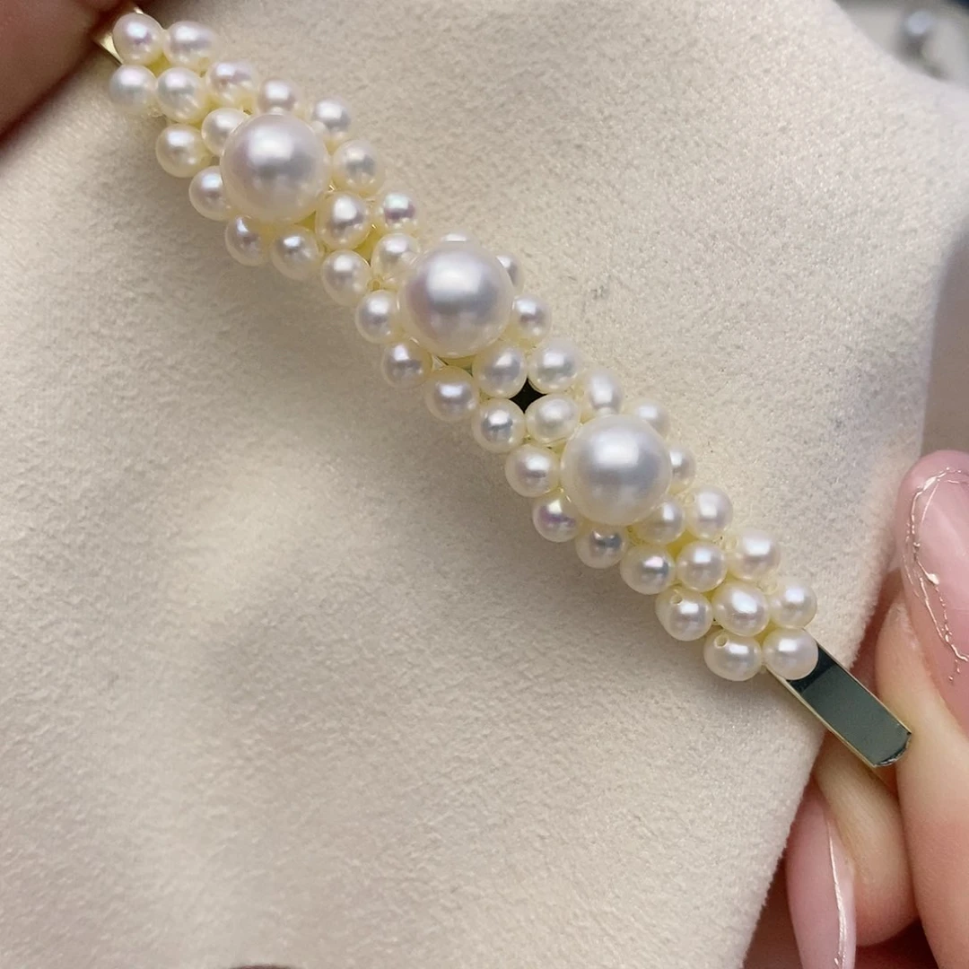 【闪购商品】淡水珍珠发饰未镶嵌95