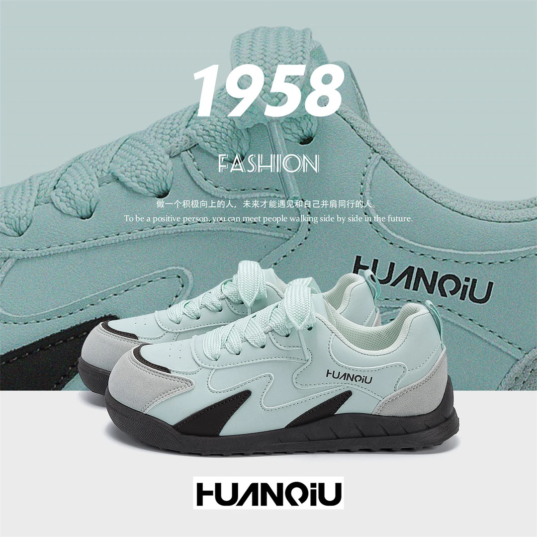 环球百搭德训鞋2025秋季新款皮面百搭轻便舒适鞋子女ins潮休闲鞋