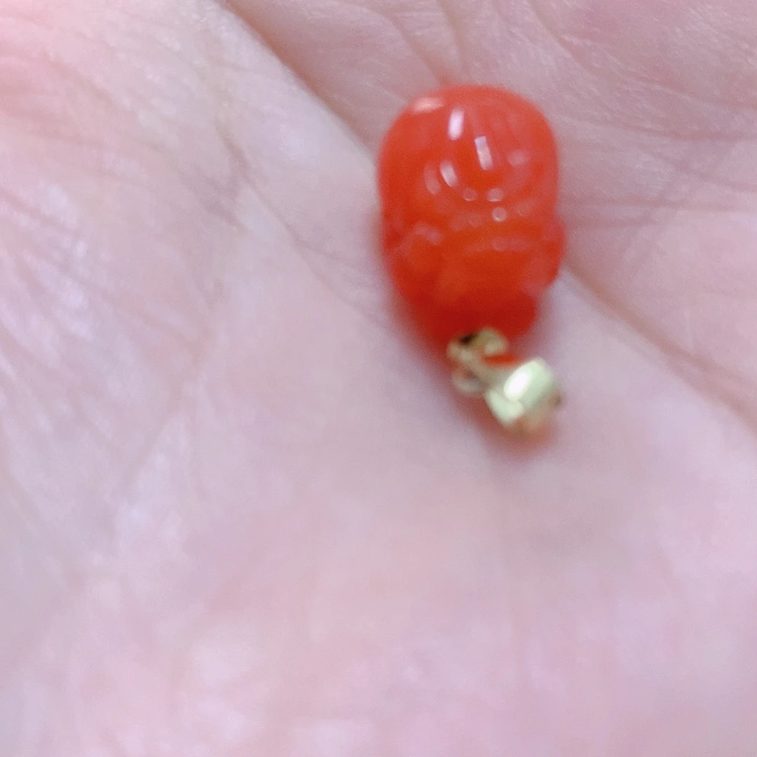 南红玛瑙银S925镶嵌吊坠(不含链)