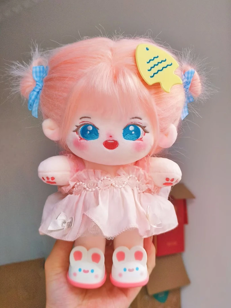 【5.21上新 桃芊】20cm棉花娃娃儿童闺蜜礼物可换装毛绒玩偶
