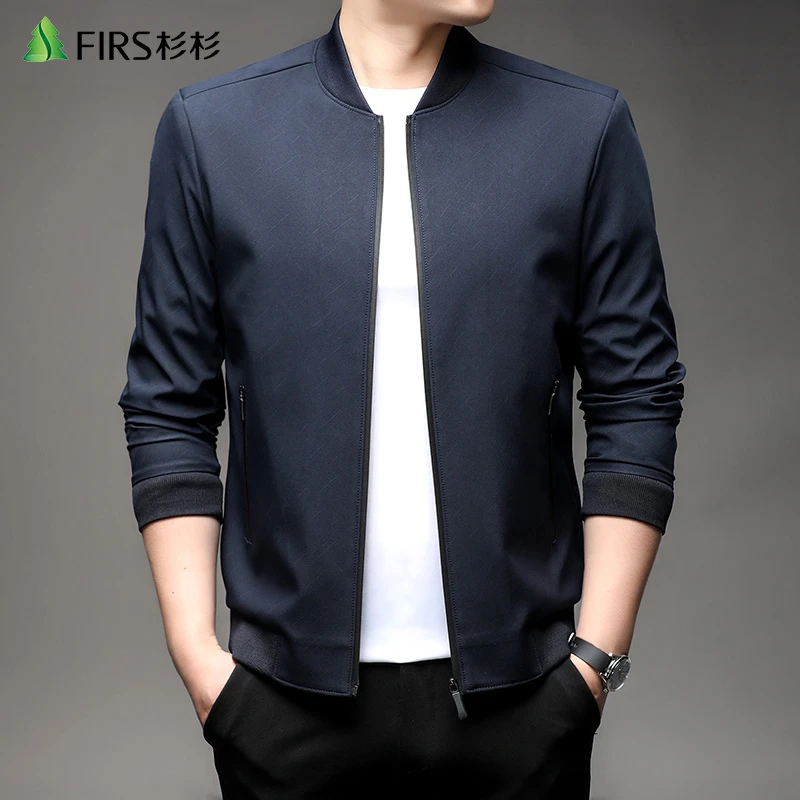 FIRS/杉杉男士常规款夹克薄款中青年棒球领上衣夹克衫春秋季.行政
