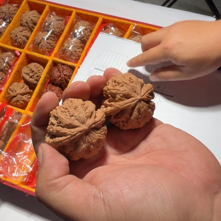 把件文玩核桃519号45mm全品大粗筋