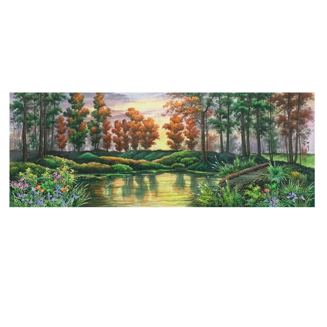 山水画办公室客厅玄关用画