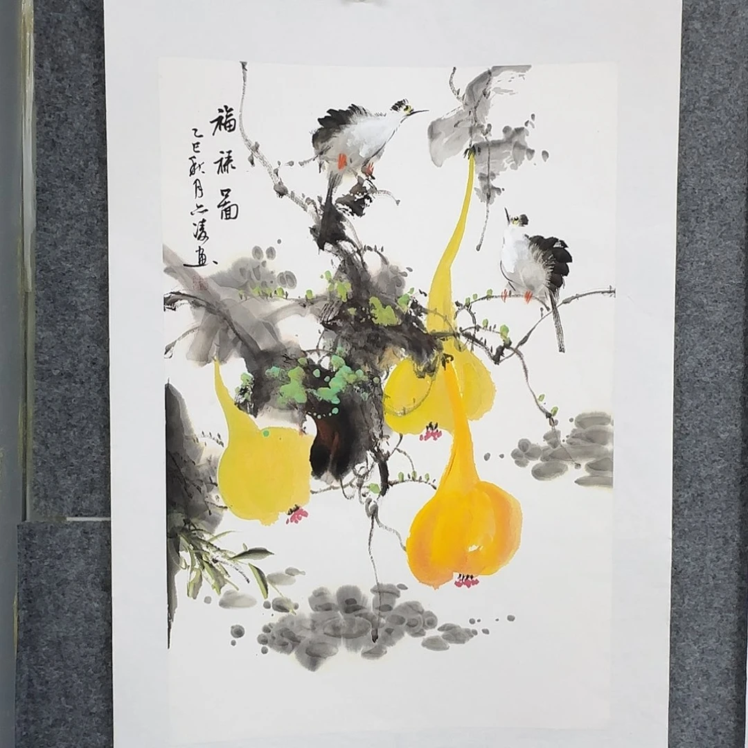 国画68*45纯手绘刘亦凌