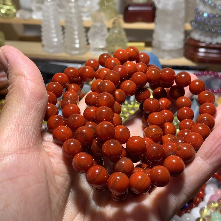 吹***风石英石非金属10mm佛珠手串