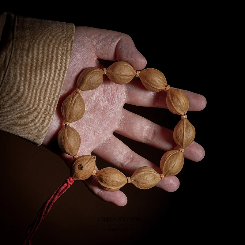 二佳出品〖梅林铁核〗精选橄榄核梅林铁核老树手串原生无夹无药手串