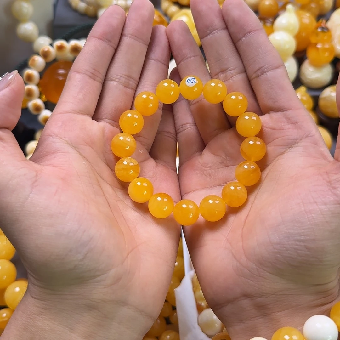 琥珀珠宝奇石未镶嵌13mm