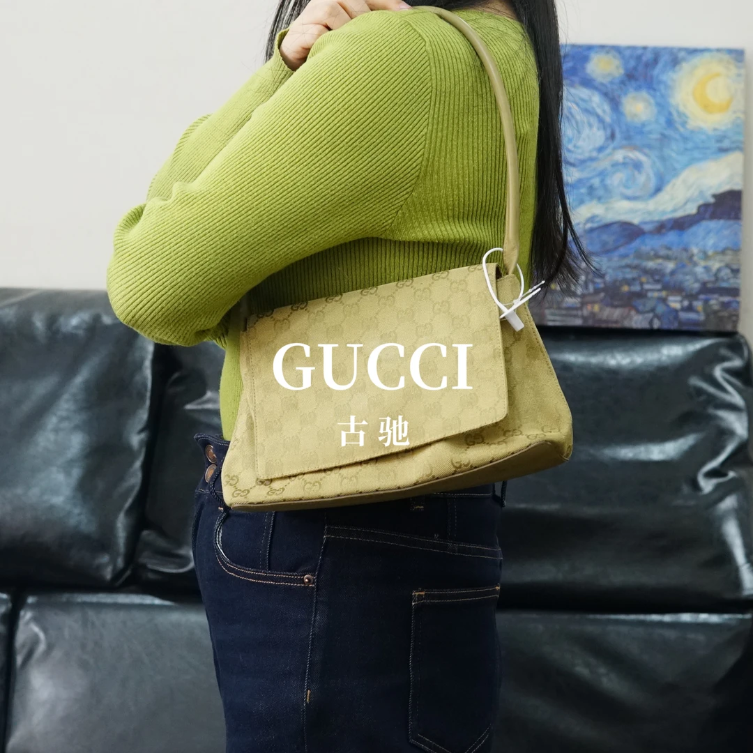 95新 GUCCI/古驰 老花单肩包/BB12725095/5095
