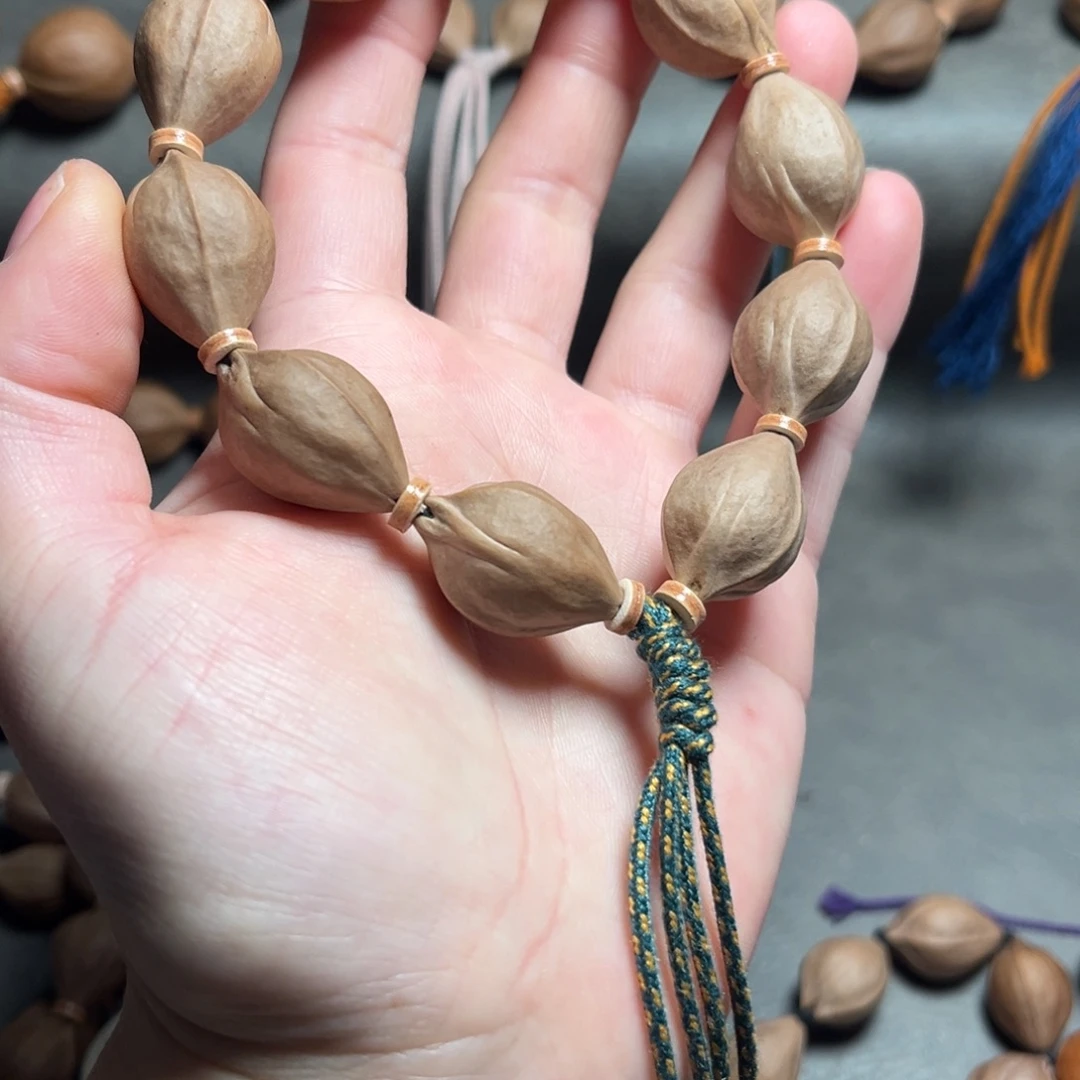 橄榄核手串/手链1625梅林铁核三花三面佛