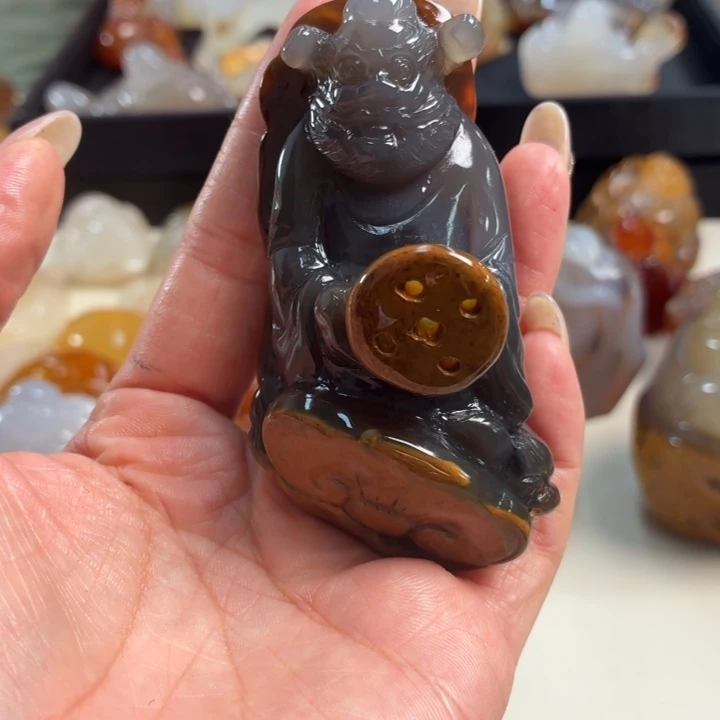 玛瑙/玉髓吊坠(不含链)未镶嵌