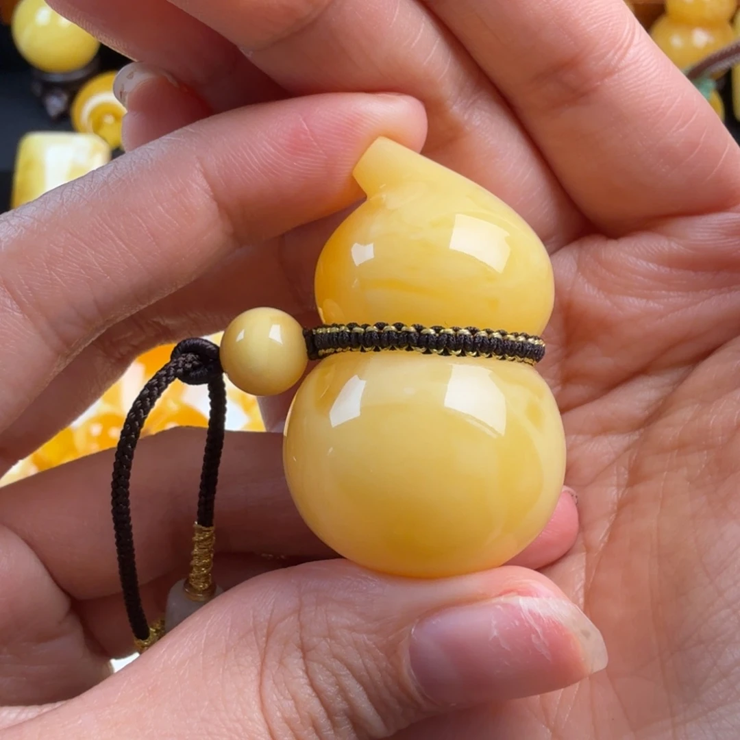 琥珀未镶嵌颈饰纯天然琥珀蜜蜡无优化