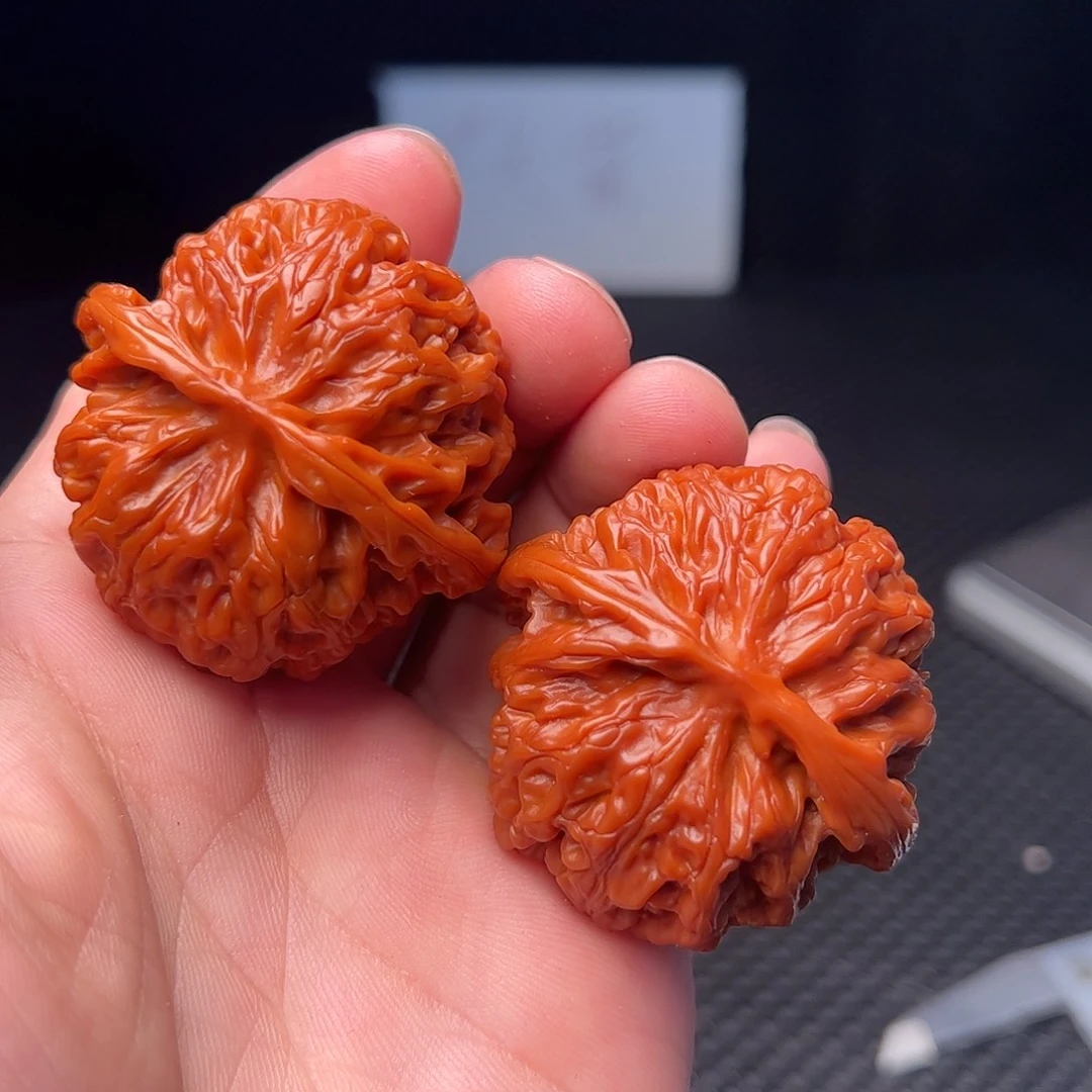 辝***奺把件文玩核桃苹果yuan