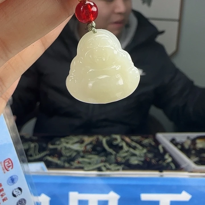和田玉未镶嵌颈饰20mm
