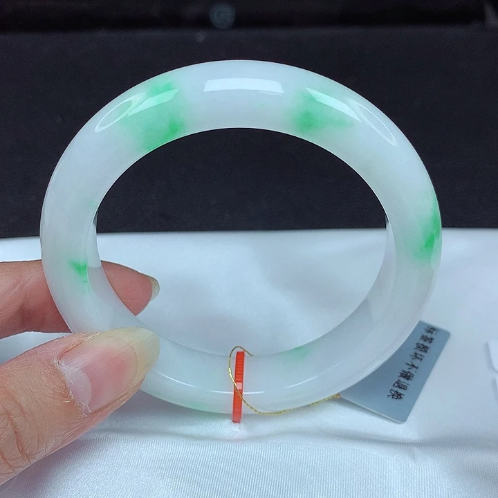 翡翠未镶嵌手镯55圈971