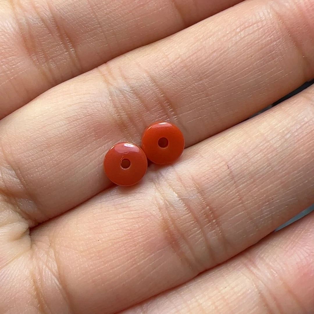 南红玛瑙隔片未镶嵌