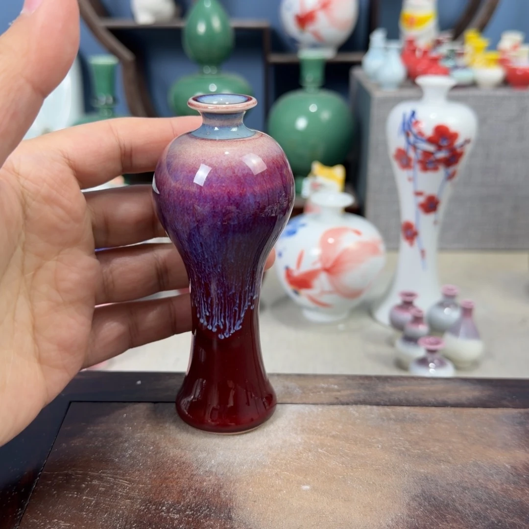 陶瓷手工小花器摆件