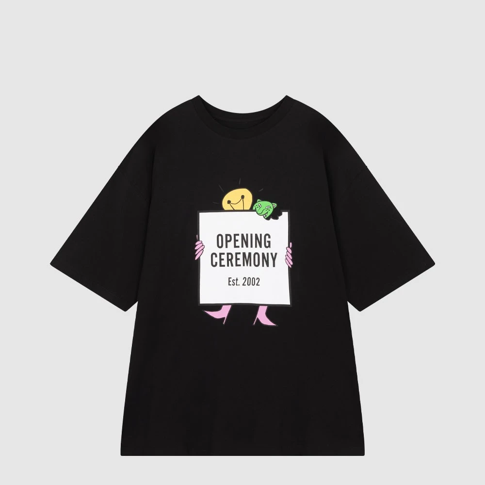 OPENING CEREMONY新品logo印花男短袖T恤YMAA001F21JER0031003