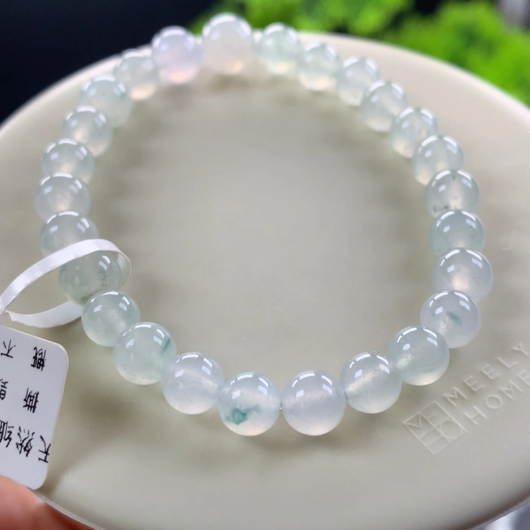 翡翠未镶嵌手链卡6.5～8.5