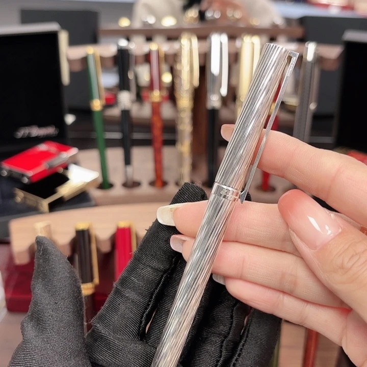 银都家水笔镀银水波纹