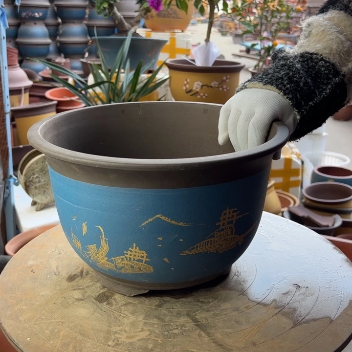 紫砂30蓝山 口径30×18