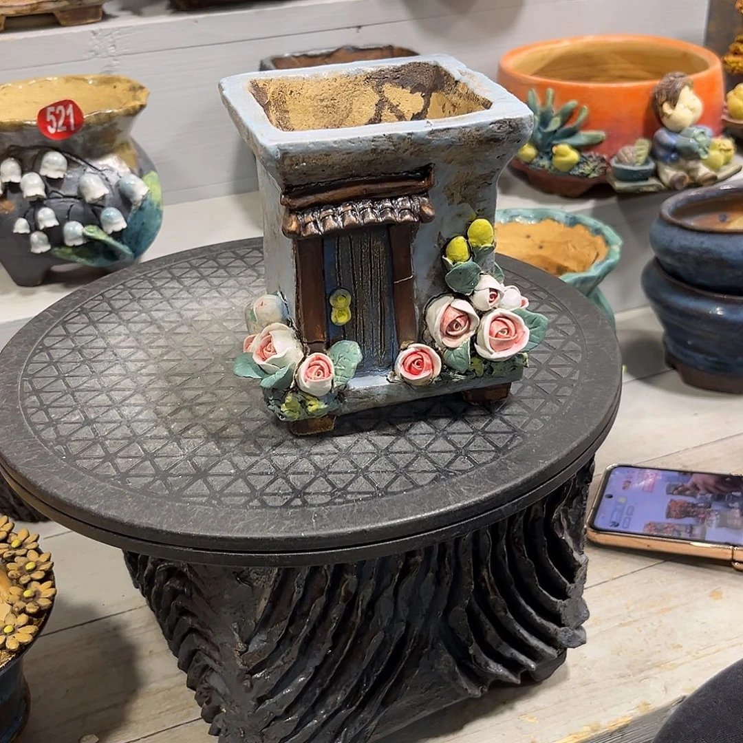 微瑕37 号陶然花器手工花盆