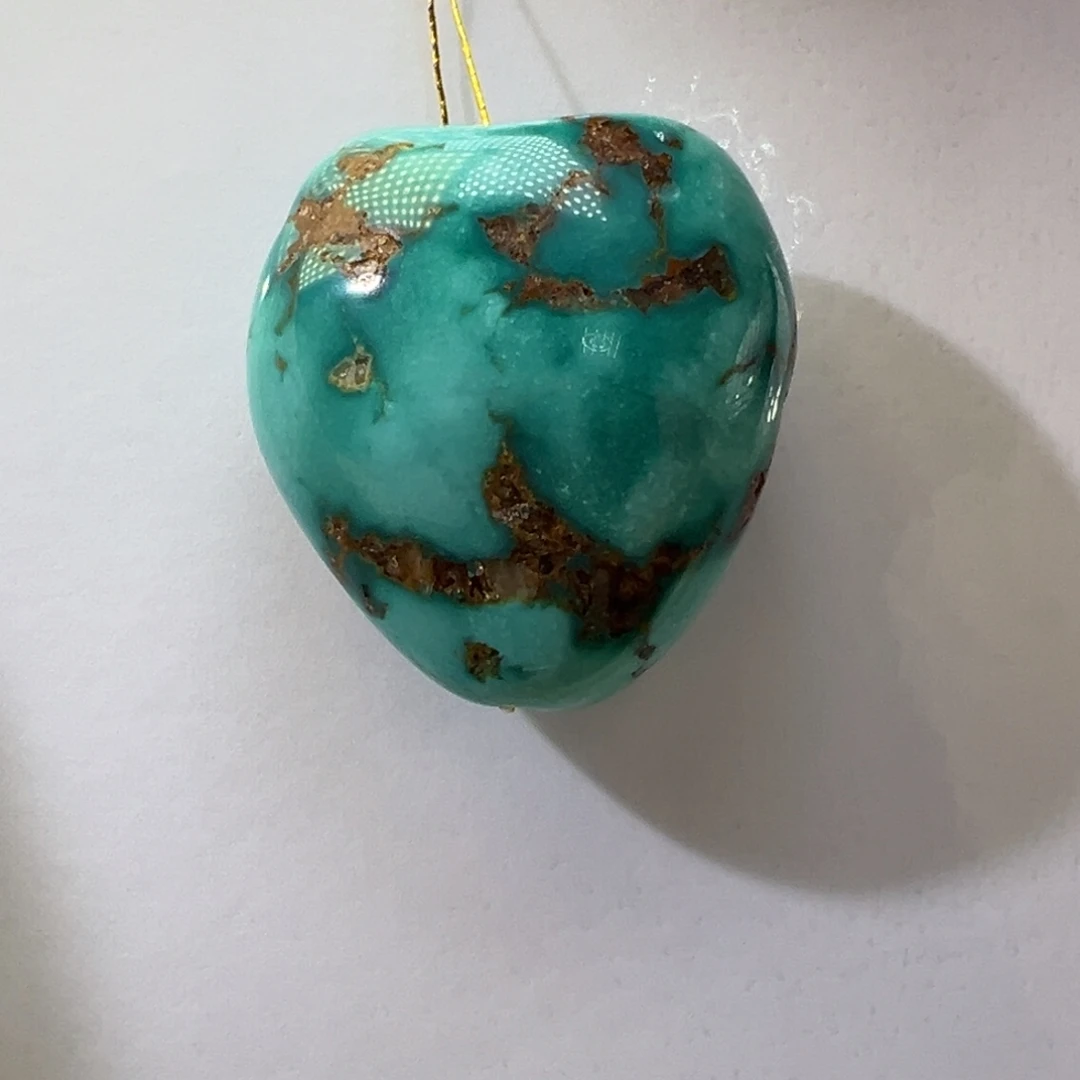 绿松石未镶嵌挂件