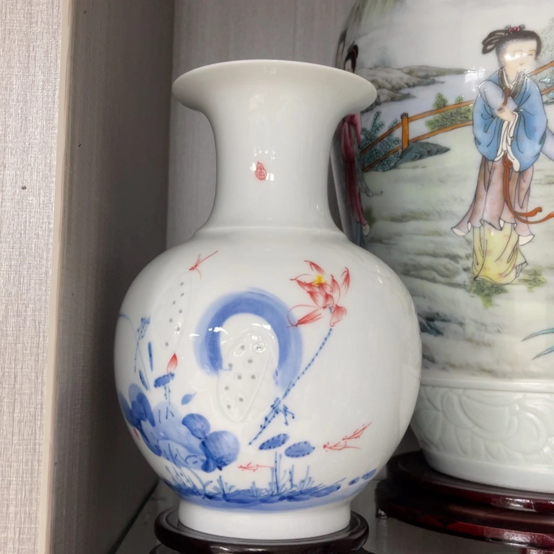 瓶景德镇陶瓷花瓶摆件