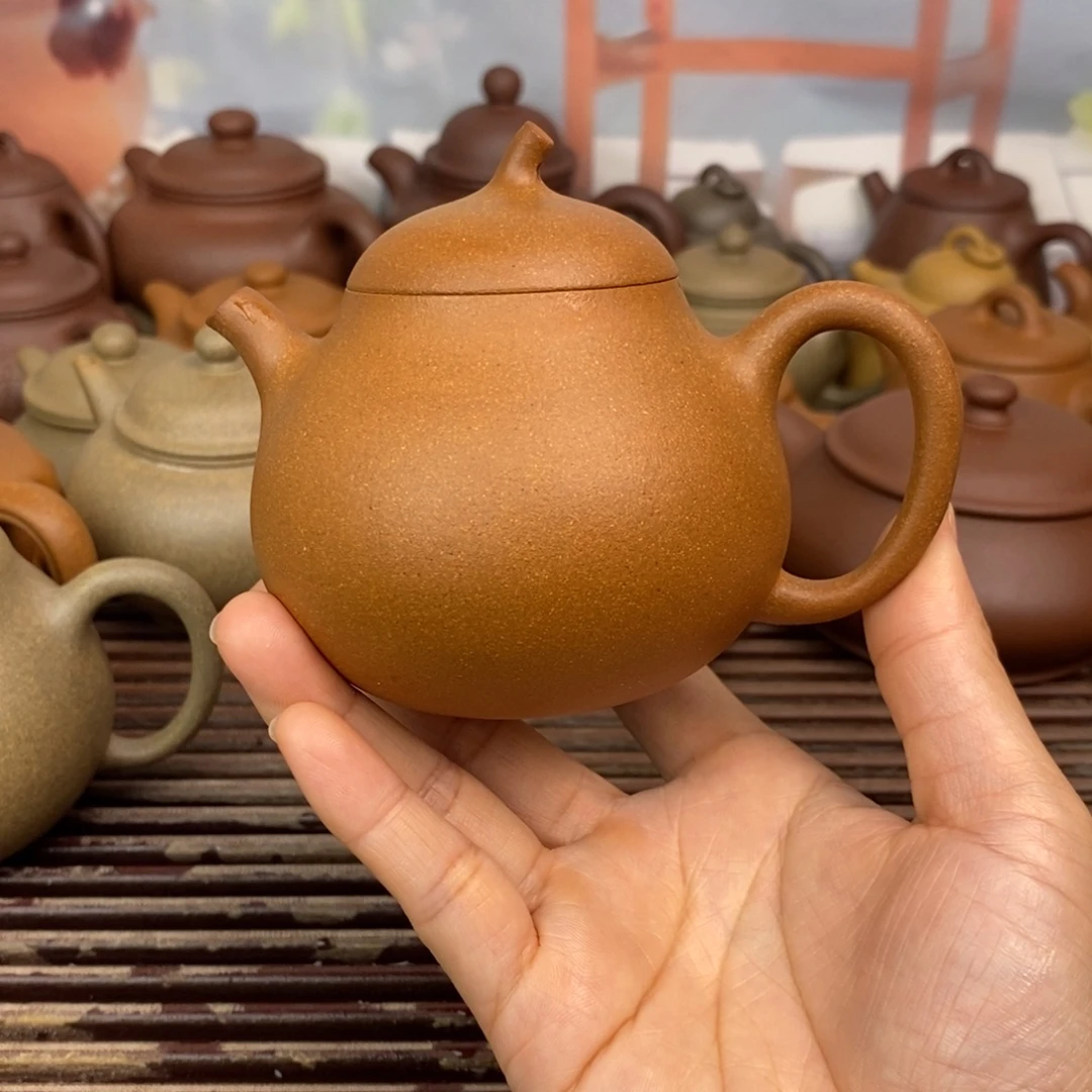 茶壶紫砂180ccccc黄降坡茄瓜