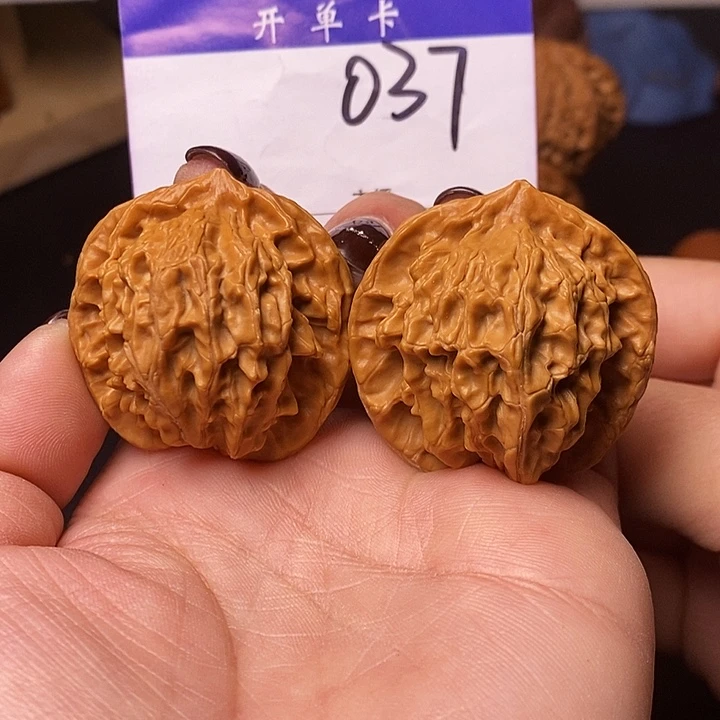 吊坠桃核文玩核桃盘山公子帽40全品n